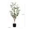 3ft. Potted Artificial Olive Tree with Natural Trunk